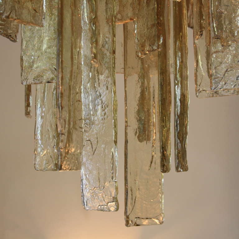 Mazzega Chandelier, 1960s In Good Condition For Sale In Berlin, DE