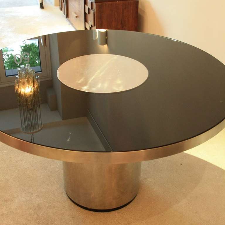 Modern Dining Table by WILLY RIZZO, 1970's