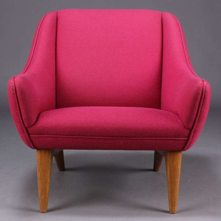 Modern Illum Wikkelso Attributed Lounge Chair, 1960s
