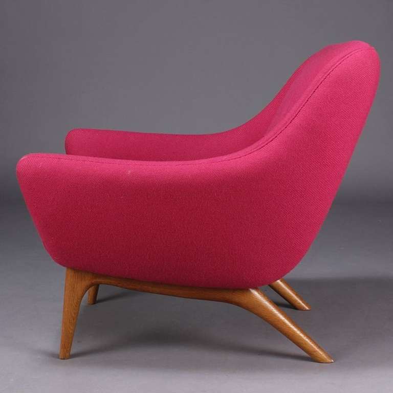 Danish Illum Wikkelso Attributed Lounge Chair, 1960s