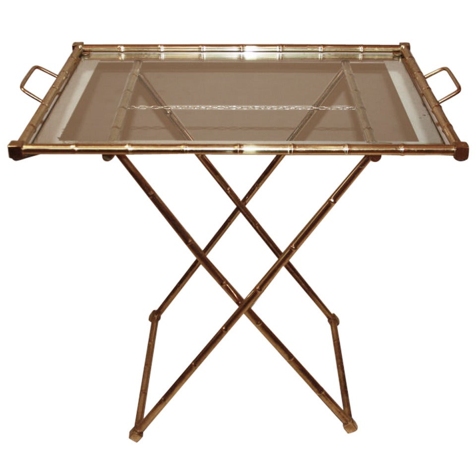 Maison Bagues Style Side Table or Tray Table For Sale