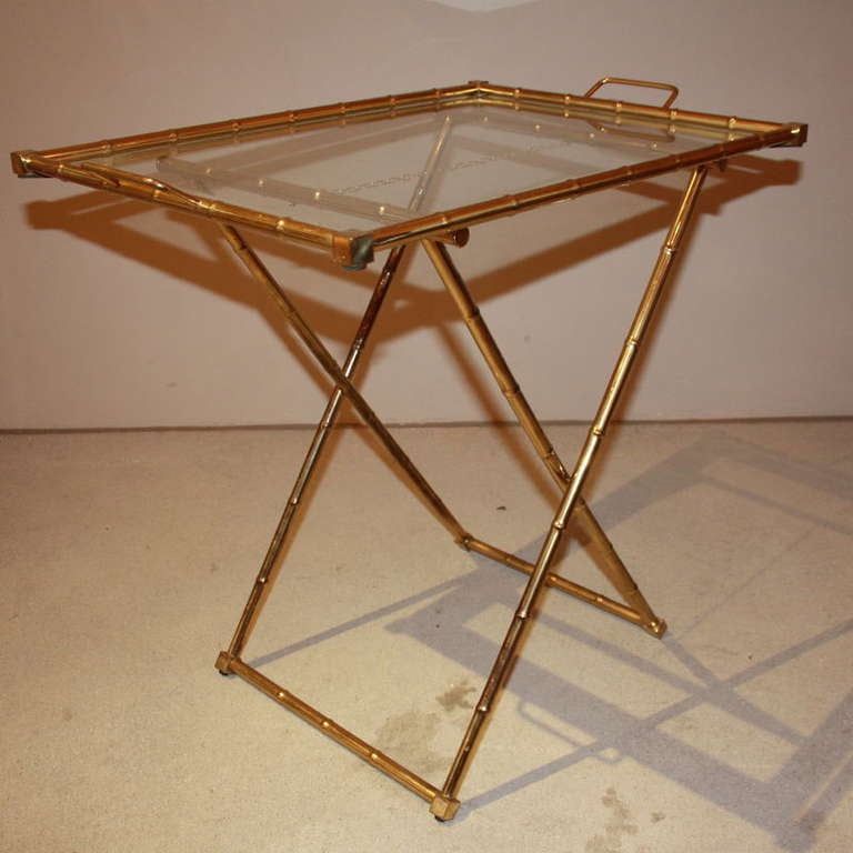 French Maison Bagues Style Side Table or Tray Table For Sale