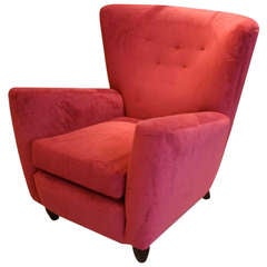 Paolo Buffa Style Lounge Chair