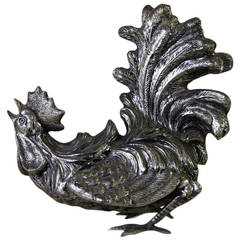 Mauro Manetti, Silver Plated Rooster, 1960s