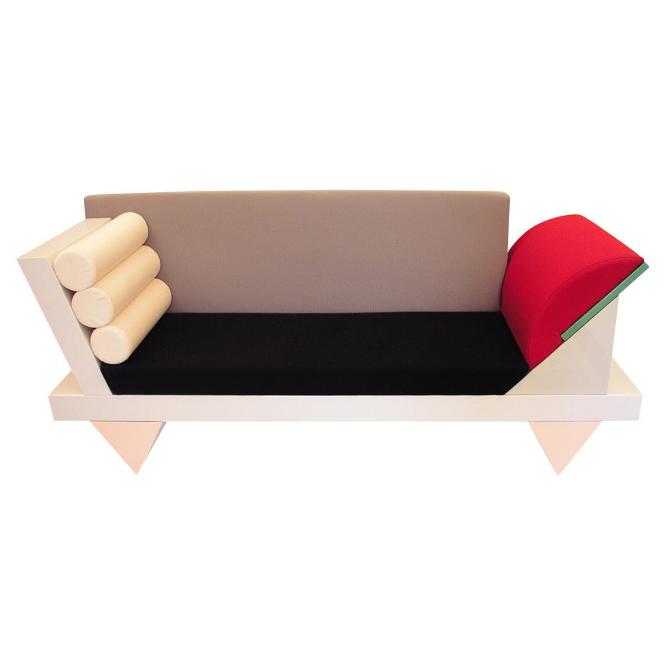 Big Sur Sofa by Peter Shire for Memphis Group, 1986