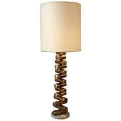 Large Rizzo Style Table Lamp, 1970's