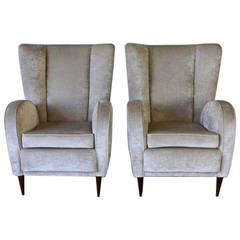 Pair of Paolo Buffa Style Longue Chairs 1