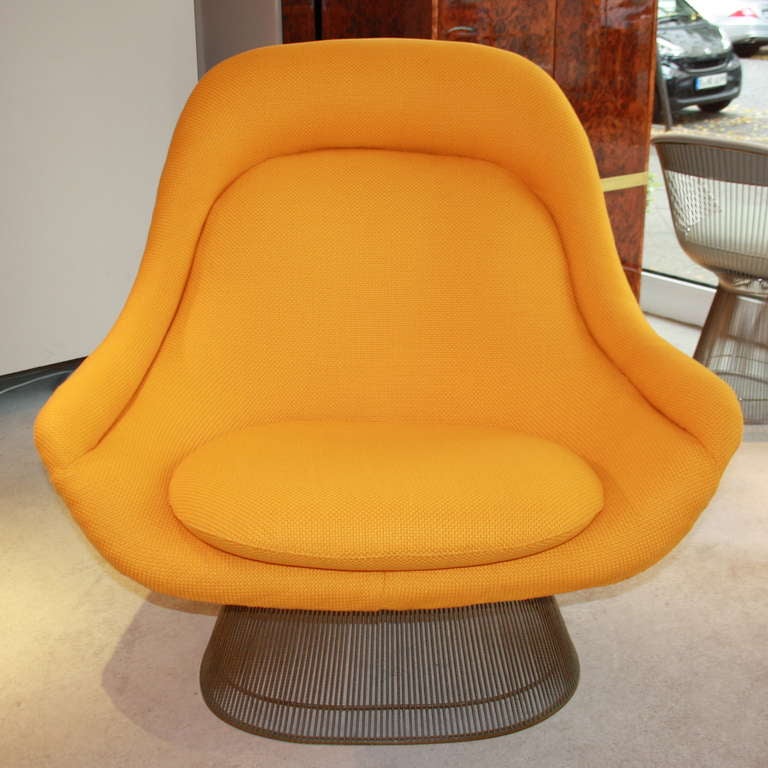 Modern Warren Platner Lounge Chair, Knoll International, 1966