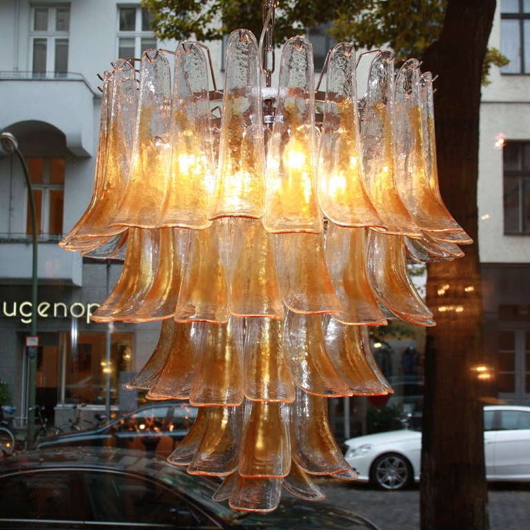 Murano Glass Saddle Form Chandelier