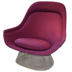 Warren Platner Lounge Chair & Foot Stool, Knoll International, 1966
