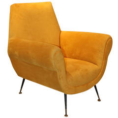 Italian Lounge Chair by MINOTTI, 1950s