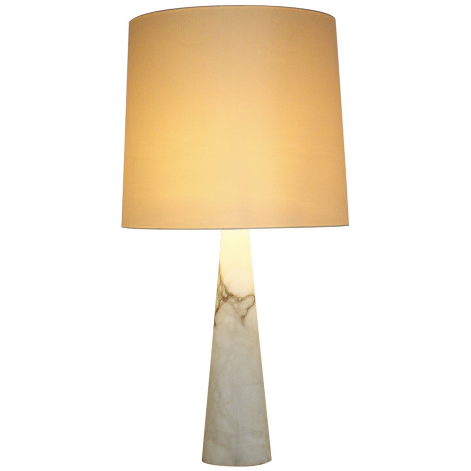 Marble Table Lamp, Italy 1960`s