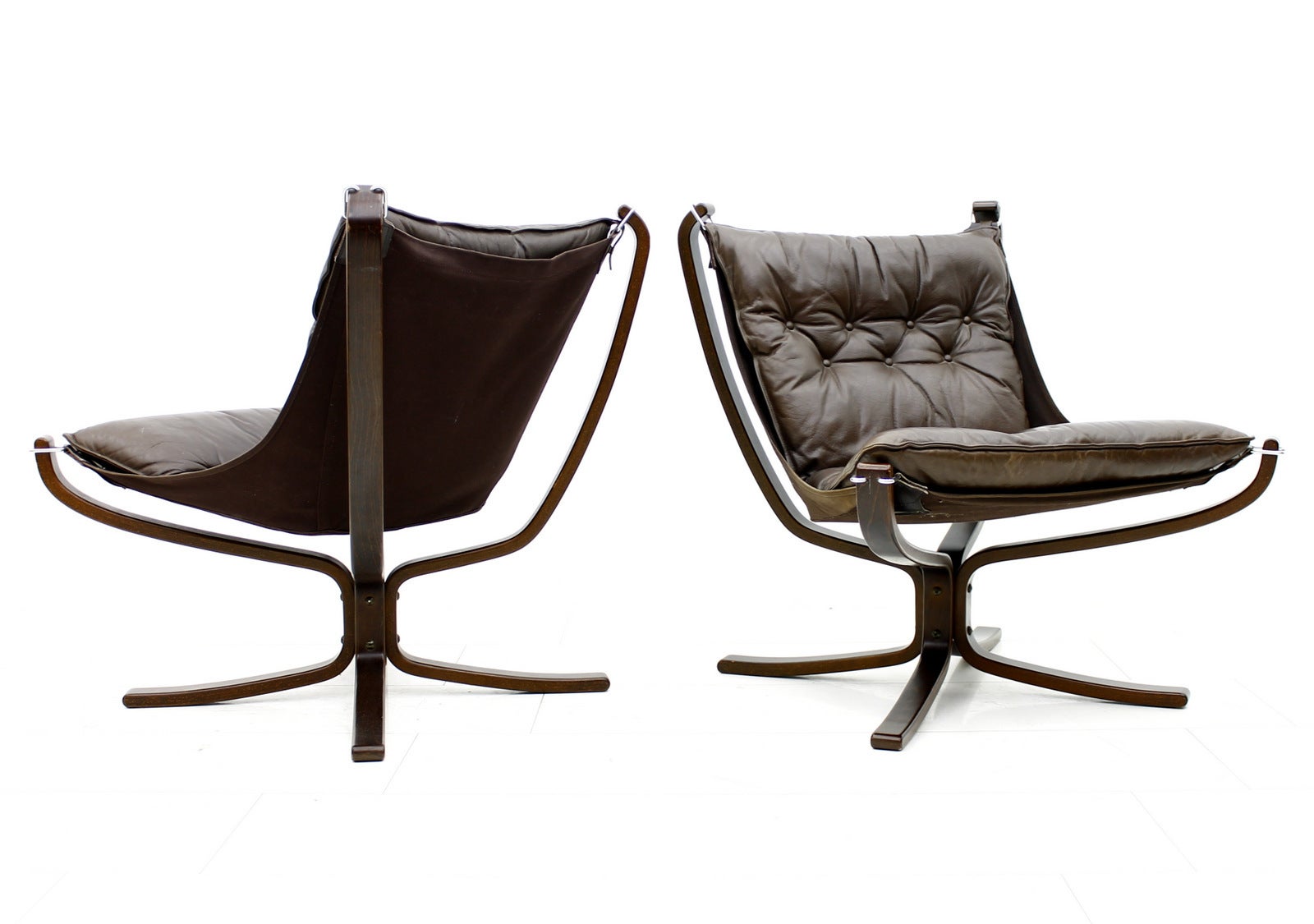 A Pair Sigurd Resell Falcon Lounge Chairs, Norway