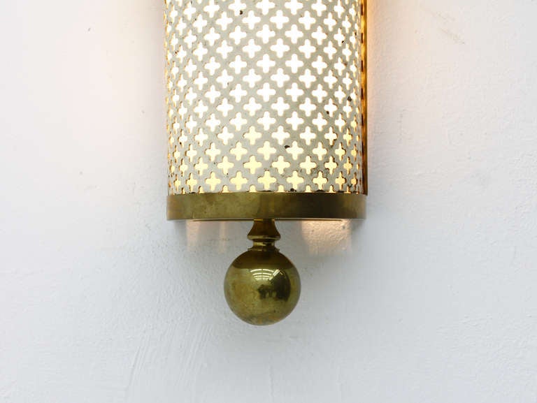 Mid-20th Century Large Flower Wall Sconce, France Circa 1950`s For Sale