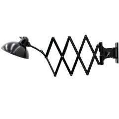 Christian Dell Scissor Lamp, Bauhaus