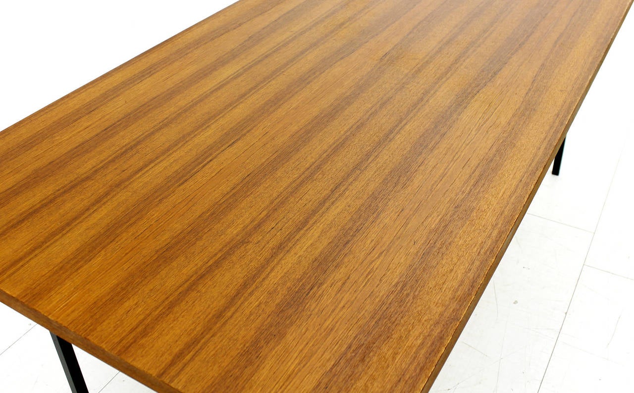 Minimalist Dining or Conference Teak Table, Desk by Florence Knoll