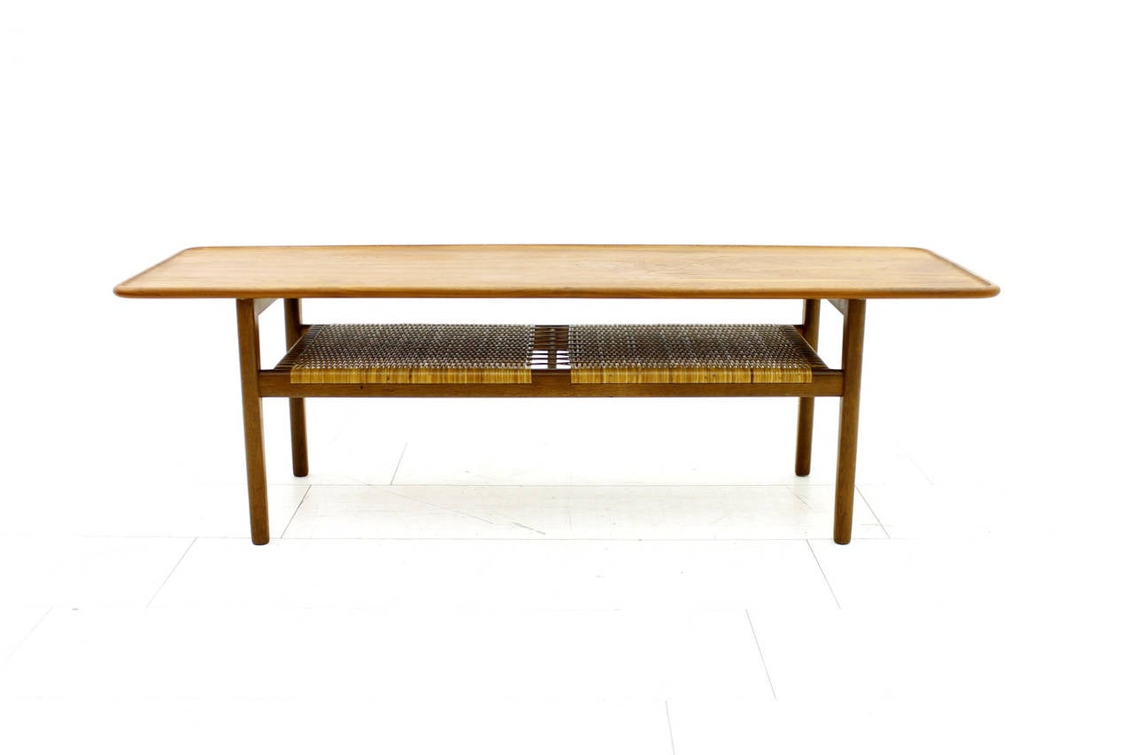 Danish Teak Sofa Table by Hans J Wegner, AT10, Andreas Tuck, 1950