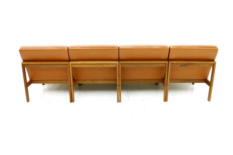 Torben Lind and Ole Gjerlov Modular Seating Group Chairs Sofa for France & Son 2