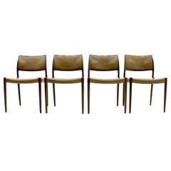 Set of Four Niels O. Møller Rosewood Dining Room Chairs