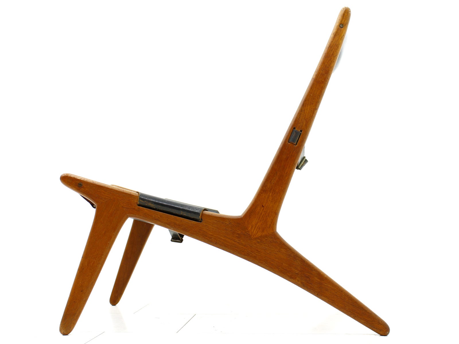 Hunting Chair by Uno & Östen Kristiansson for Luxus, Sweden 1954