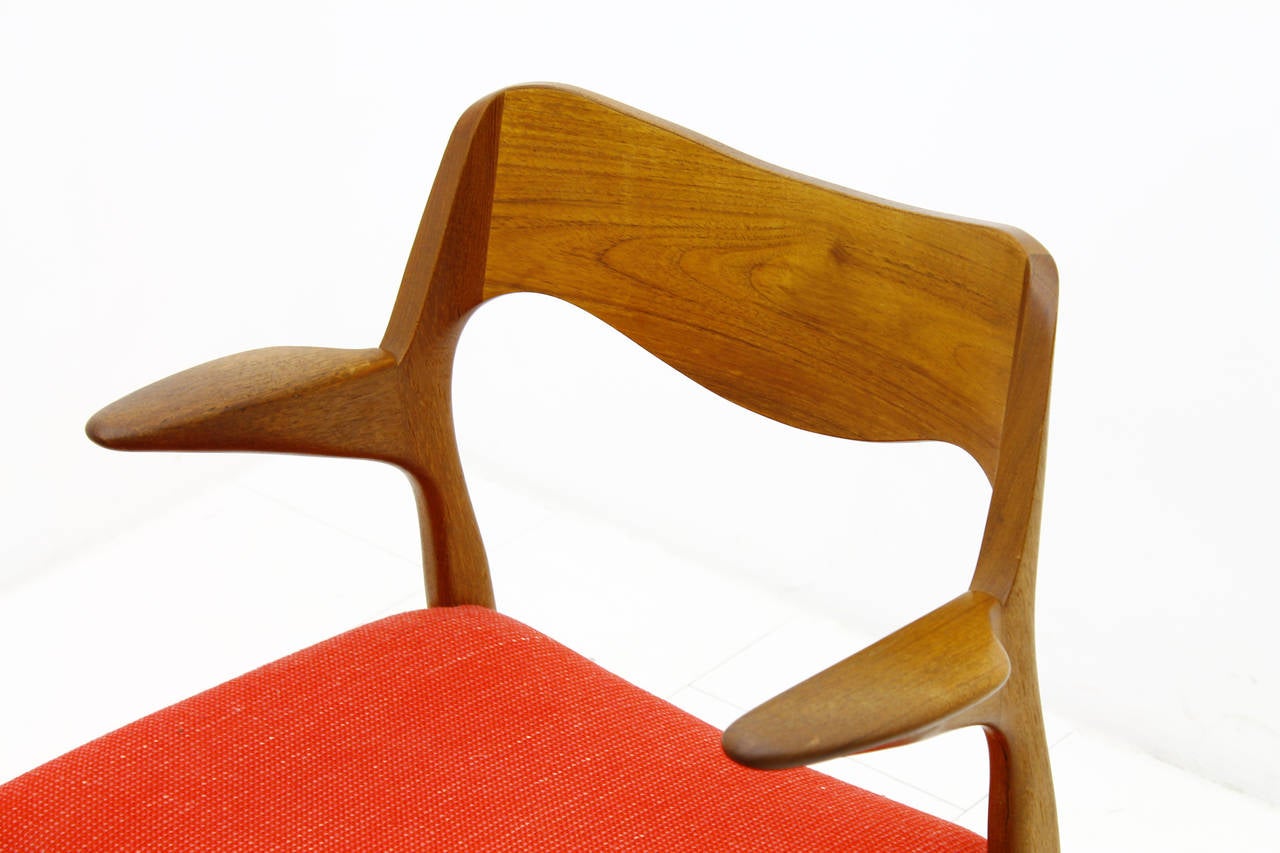 Set of Six Teakwood Chairs by Niels O. Møller, Mod. 71 In Excellent Condition In Frankfurt / Dreieich, DE