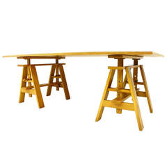 Achille Castiglioni Adjustable Working Table "Leonardo" Zanotta Italy