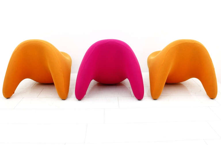 Early Organic Lounge Chairs, 1968 TV Relaxer by Luigi Colani (3) In Good Condition For Sale In Frankfurt / Dreieich, DE