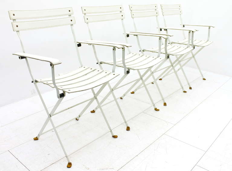 Rare set of four celestina folding chairs with armrests by marco ... Celestina furniture