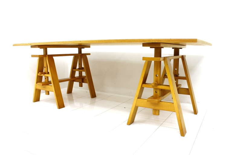Achille Castiglioni adjustable Working Table 