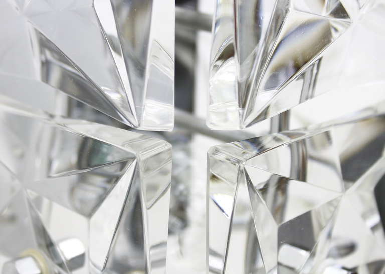 Pair Kinkeldey Wall Sconces Crystal Glass In Excellent Condition In Frankfurt / Dreieich, DE