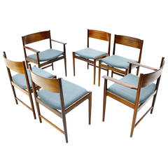 Set of Six Arne Vodder Rosewood Dining Chairs, Sibast, Denmark 9