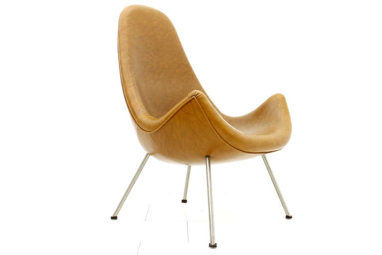 Mid-20th Century Lounge Chair by Fritz Neth for Correcta Germany, 1950s For Sale