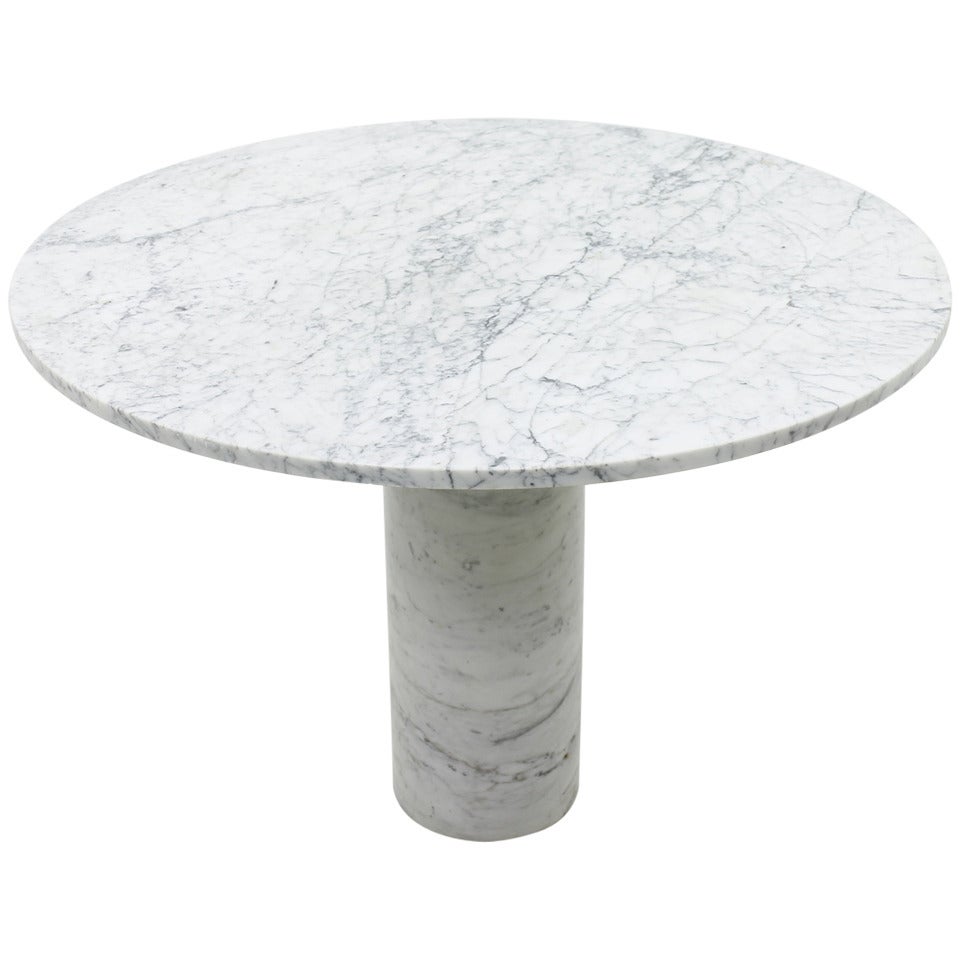 Round Marble Dining Table