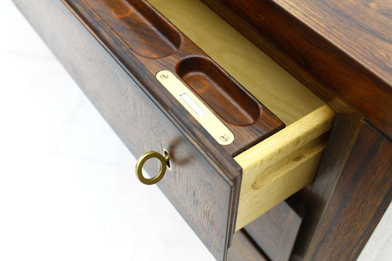 Danish Rosewood Desk by Gunni Oman 1