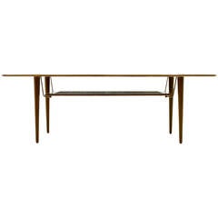 Beautiful Teak Wood Coffee Table by Peter Hvidt & Orla Molgaard Nielsen, DK 1956 1