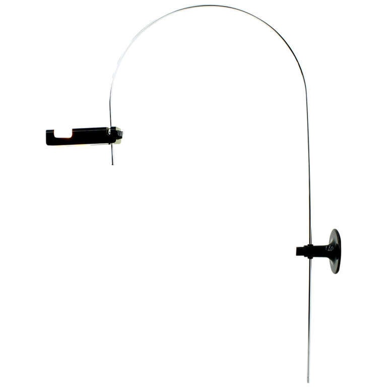 Rare Wall Mounted Spider Adjustable Arc Lamp By Joe Colombo At 1stdibs Spider Adjustable Arc Lamp, Arc Adjustable Wall Lamp