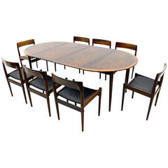 Rare Rosewood Dining Suite by Grete Jalk, Denmark