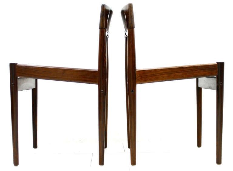 Rare Rosewood Dining Suite by Grete Jalk, Denmark 4