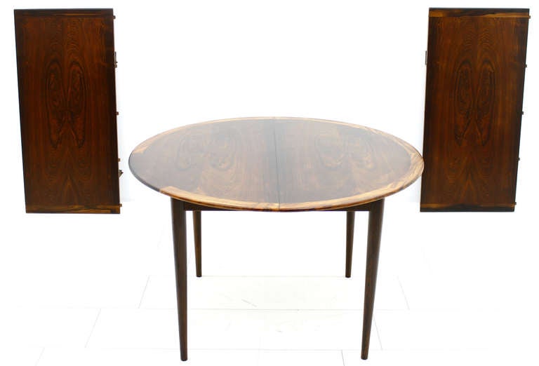 Danish Rare Rosewood Dining Suite by Grete Jalk, Denmark