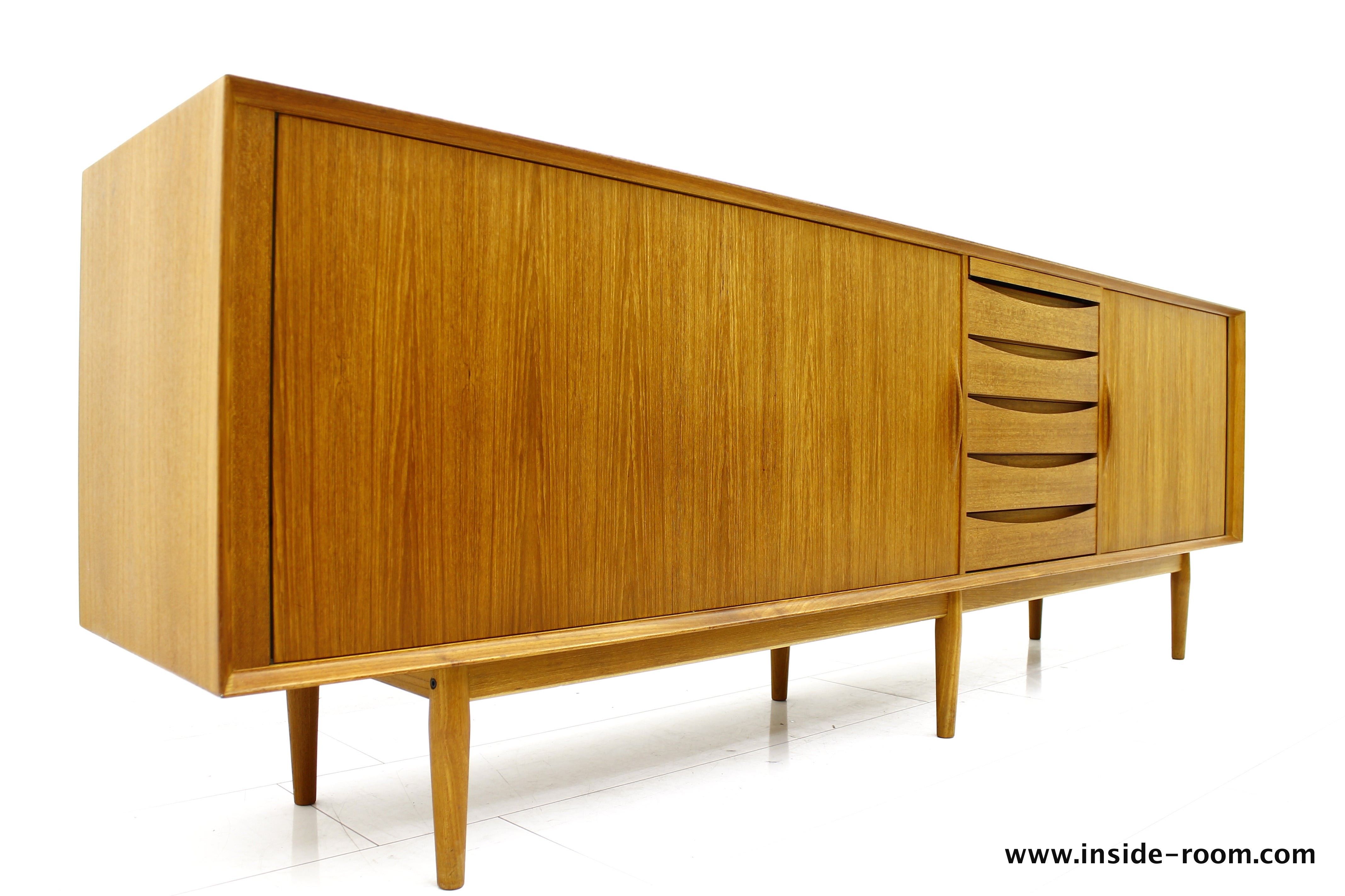 Arne Vodder Teak Sideboard, Credenza, Room Divider, Sibast Denmark
