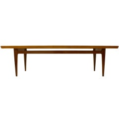 Large Finn Juhl Sofa Table, Teak, France & Daverkosen
