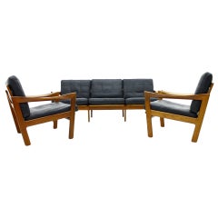 Seating Group By Illum Wikkelso, Sofa, Teak, Denmark