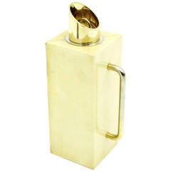 Goatskin Thermos Carafe by Aldo Tura, Italy 1960s 8