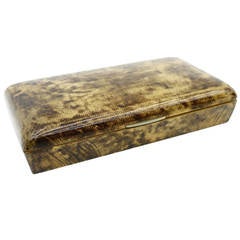 Rare Goatskin Cigar Box by Aldo Tura, Italy, 1960s 4