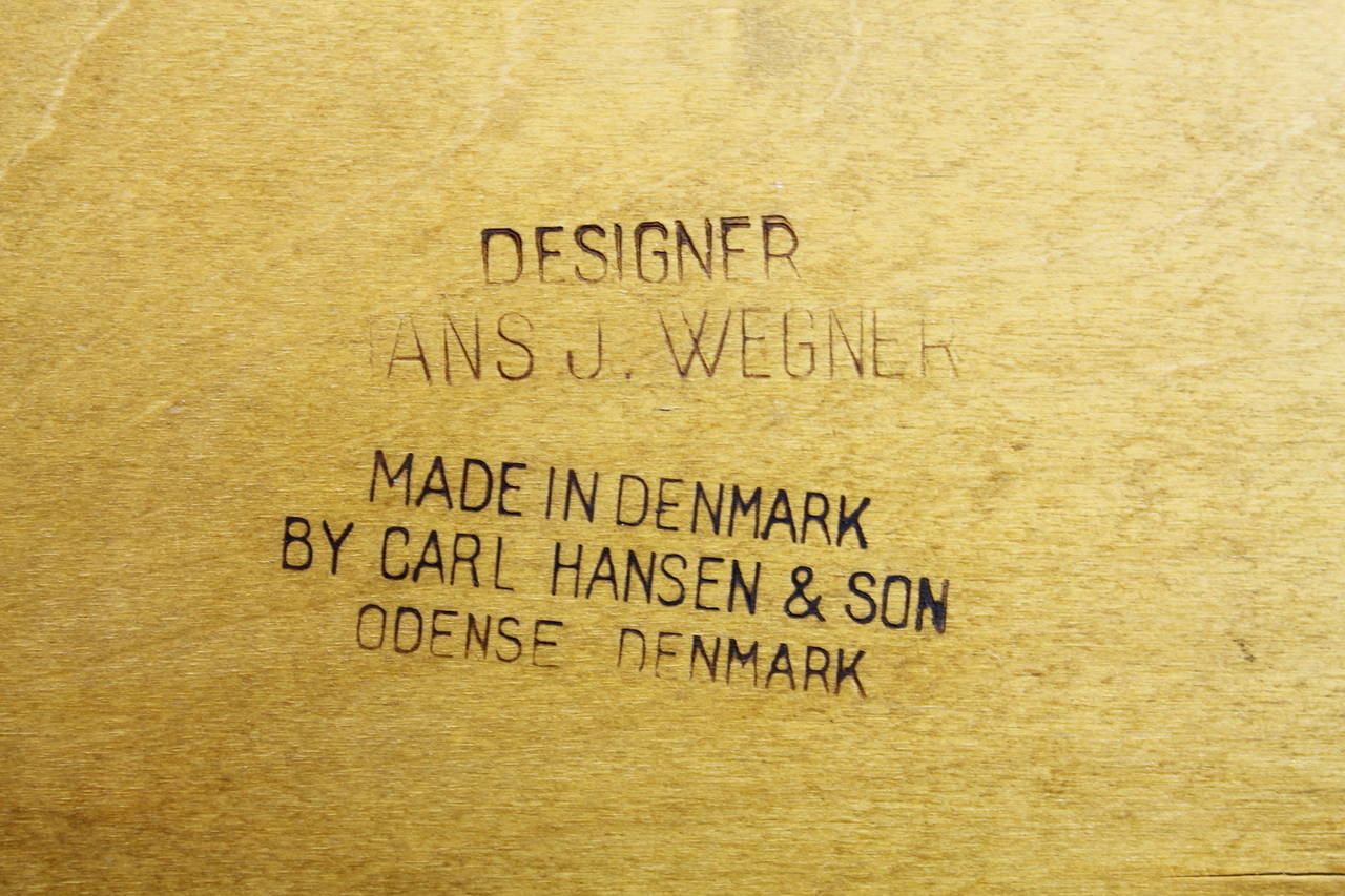 Set of Six Hans J. Wegner CH-30 Chairs in Teak and Leather by Carl Hansen, 1952 In Good Condition In Frankfurt / Dreieich, DE