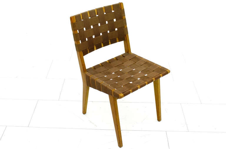American Early Jens Risom Side Chair 666 Knoll, 1950`s