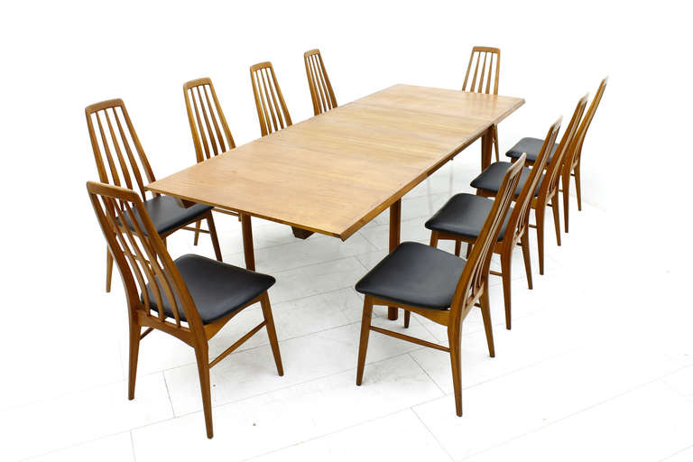 Mid-20th Century Teak Wood Extension Dining Table by France & Son, Denmark, circa 1960s For Sale