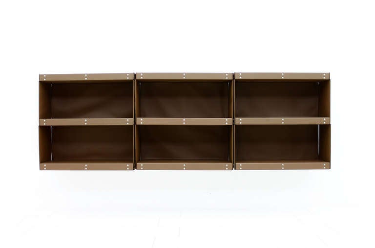 Softline Shelf by Otto Zapf Germany 1971, brown In Excellent Condition In Frankfurt / Dreieich, DE