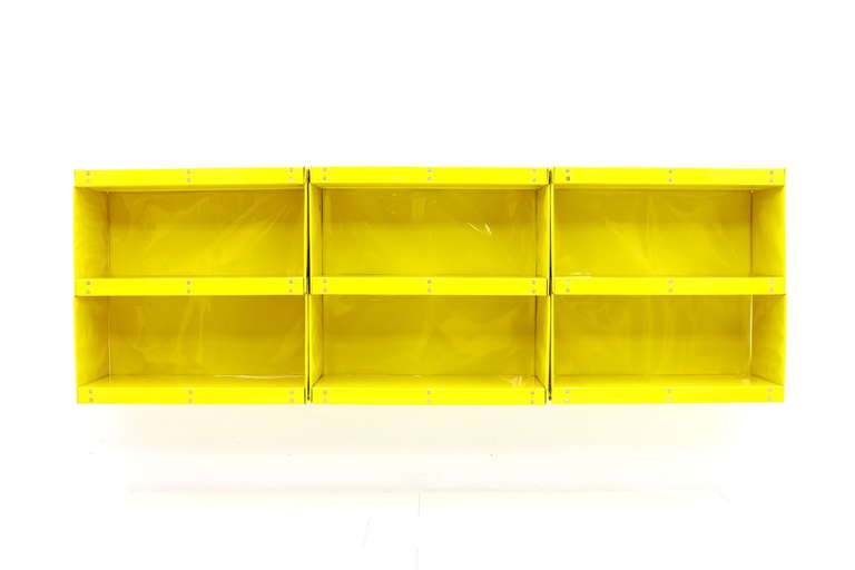 Mid-Century Modern Softline Shelf by Otto Zapf, Germany 1971, Yellow
