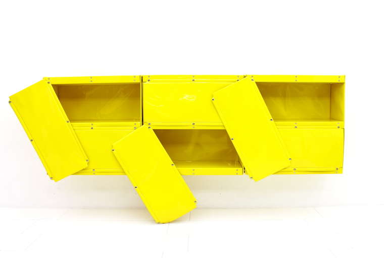 Softline Shelf by Otto Zapf, Germany 1971, Yellow 2